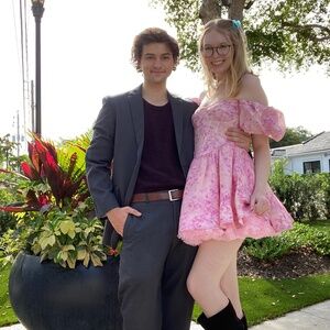 Bardot Pink Corset Mini Dress